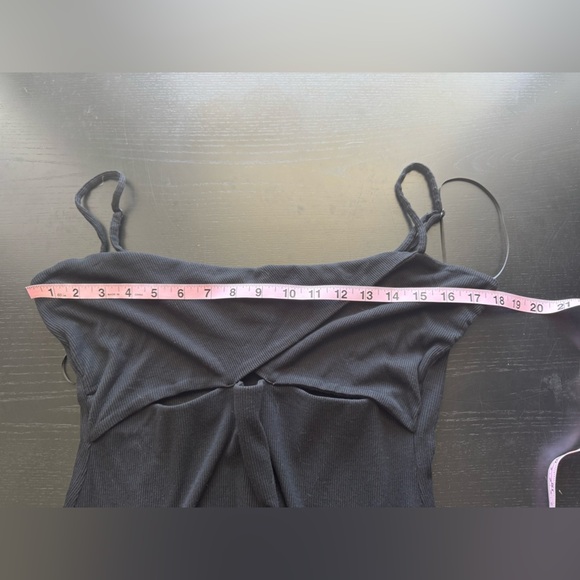 Z SupplyTessa Mini Black Cutout Dress Size L - Picture 4 of 5